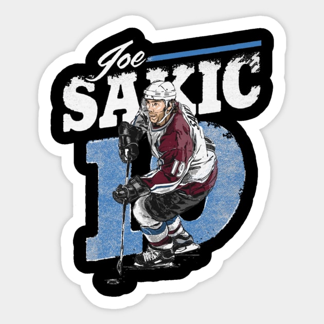 joe sakic retro Sticker by mazihaya pix